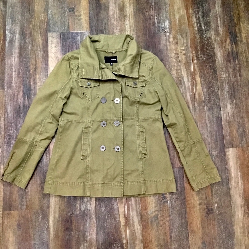 Hurley military style jacket